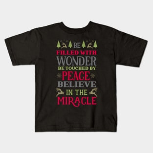 Be filled with wonder be Kids T-Shirt